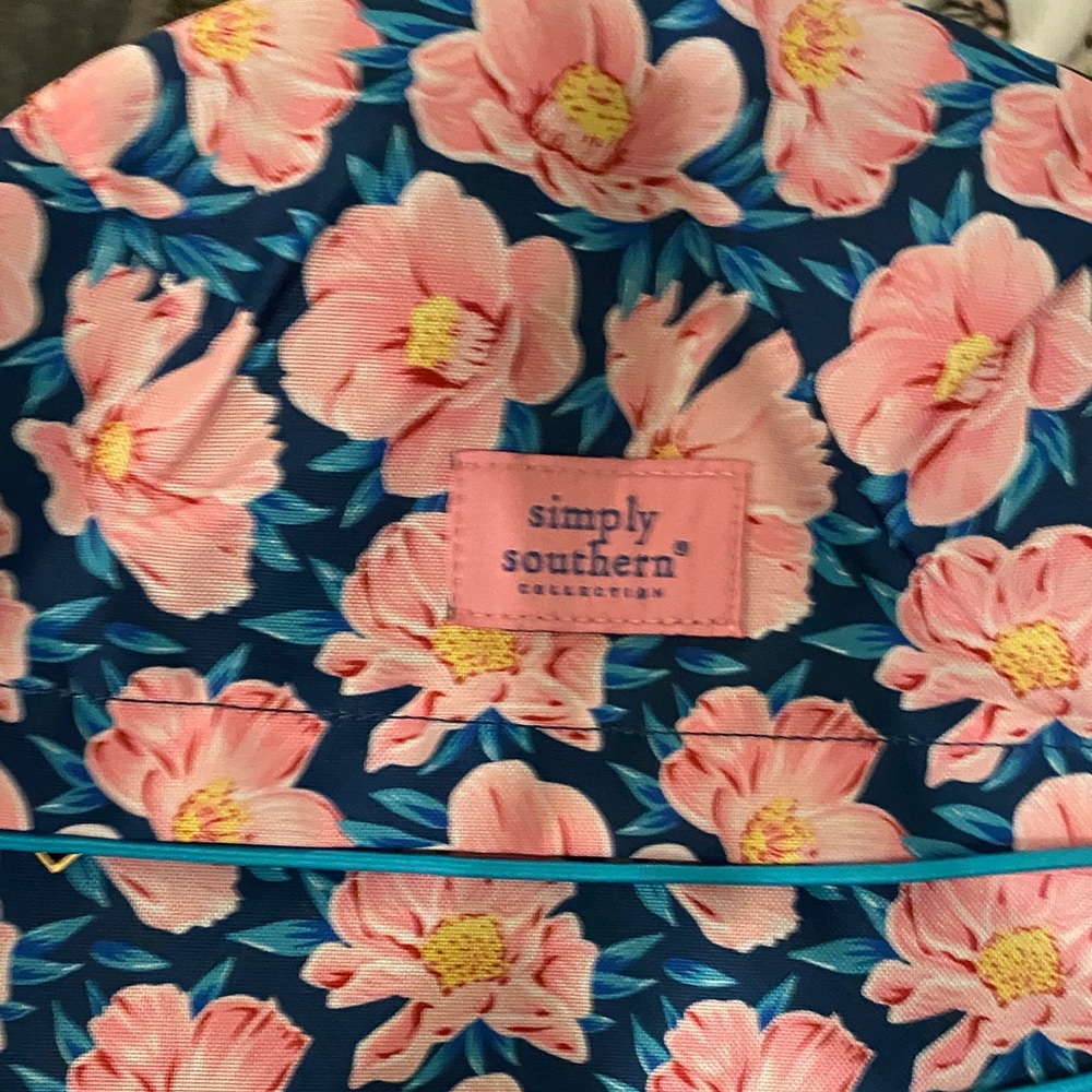 Simply Southern Pink Floral Backpack